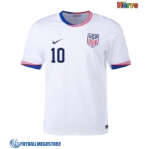 Fotballdrakt Herre Forente Stater Christian Pulisic #10 Hjemmedrakt Copa America 2024 Kortermet